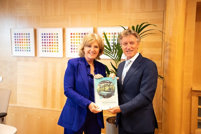 Overhandiging landelijke rapportage Groene Barometer bij minister Dijkstra